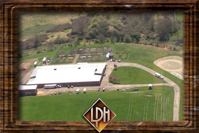 lucky 13 ranch aerial